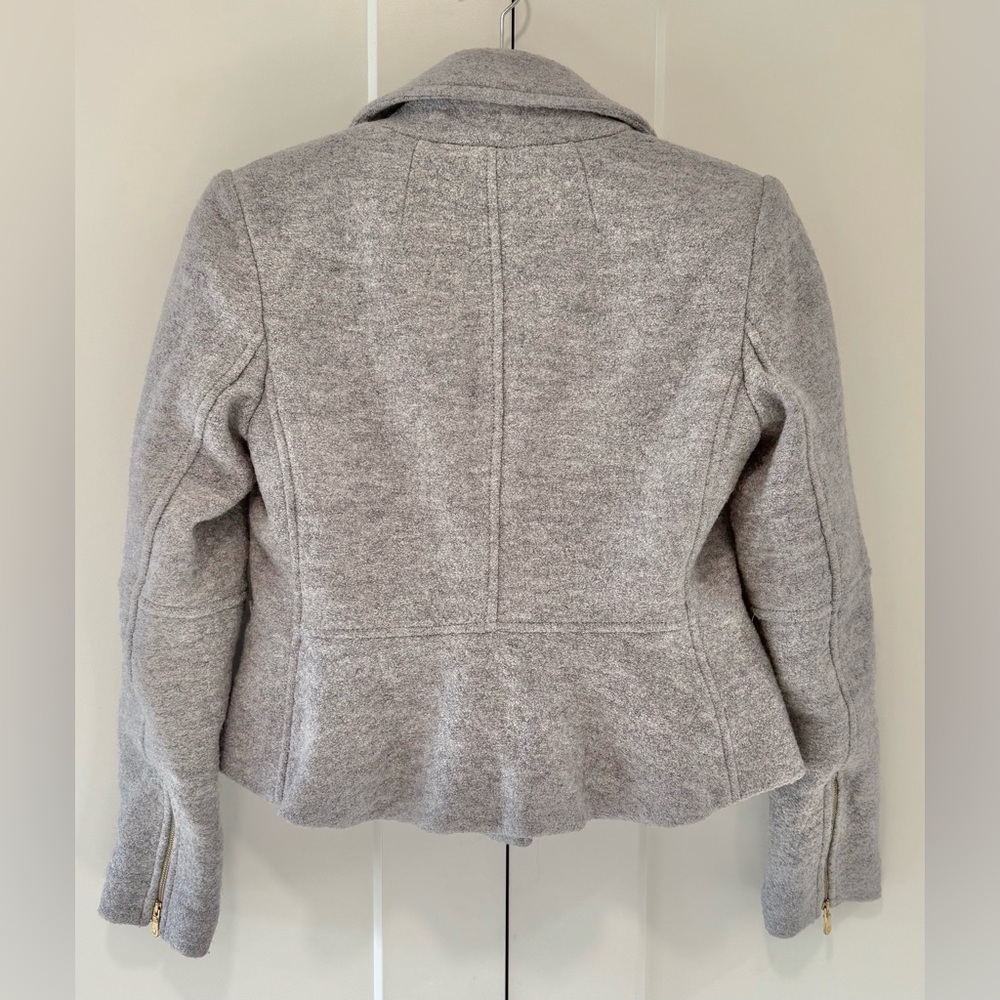 Grey Wool Banana Republic Coat (S) Petite size - Picture 2 of 12